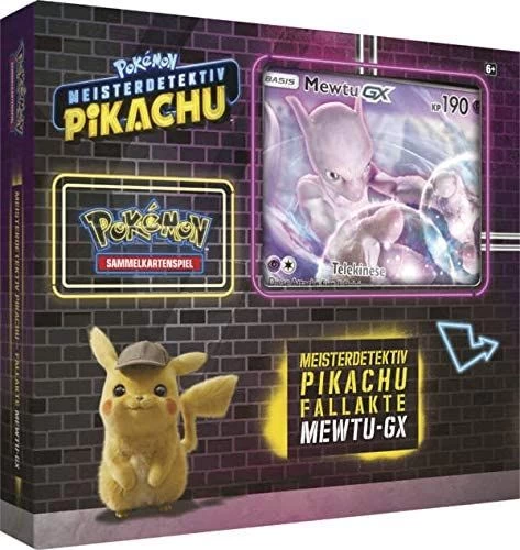 POKEMON 45152 PKM Pokémon - Meisterdetektiv Pikachu Movie Mewtu-GX!