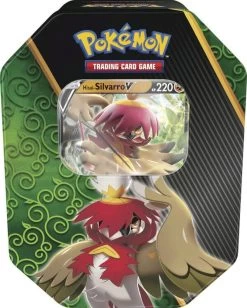 POKEMON 45374 PKM Pokémon Schwert & Schild Tin 101 Hisui-Silvarro-V