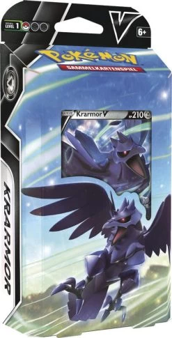POKEMON 45378 PKM Pokémon V-Kampfdeck Wolwerock-V Oder Krarmor-V, Sortiert
