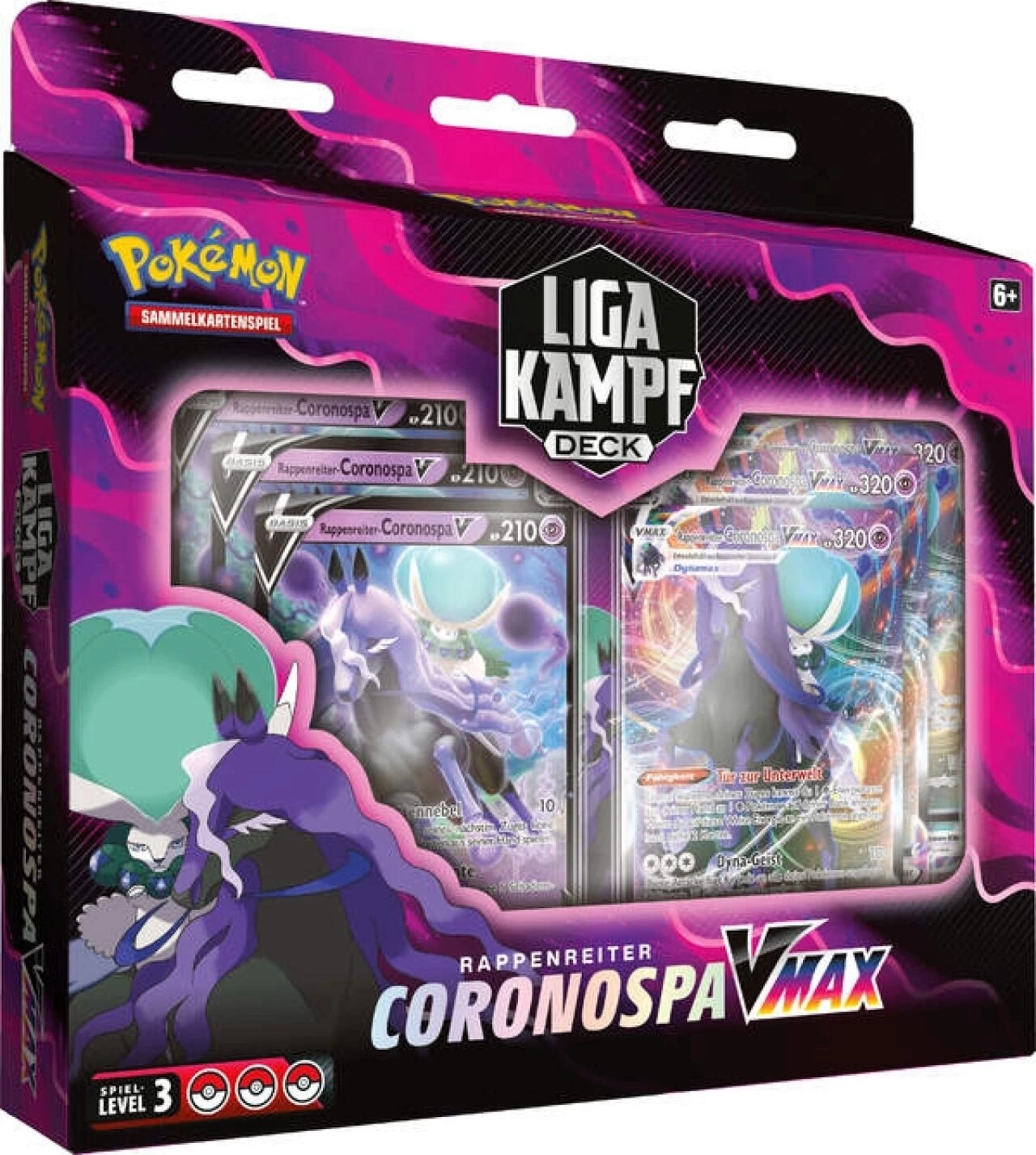 POKEMON 45397 PKM Pokémon Liga-Kampfdeck Coronospa-VMAX Rappenreiter Oder Schimmelreiter, Sortiert 1 POKEMON 45397 PKM Pokémon Liga-Kampfdeck Coronospa-VMAX Rappenreiter Oder Schimmelreiter, Sortiert