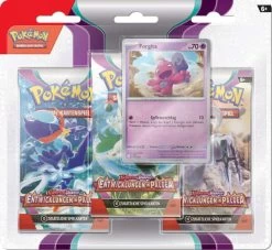 POKEMON 45585 PKM Pokémon Karmesin & Purpur – Entwicklungen In Paldea - 3er-Pack Blister, Sortiert