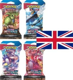 Pokemon Battle Styles - Sleeved Booster - Alle 4 Artworks (ENGLISCH)