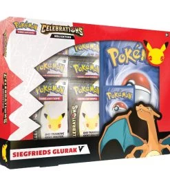 Pokemon Celebrations Siegfrieds Glurak-V Kollektion - Deutsch