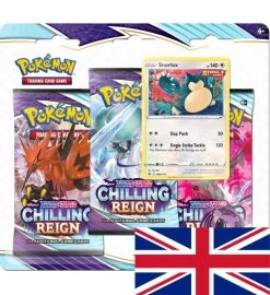 Pokemon Chilling Reign - 3-Pack-Blister Snorlax ENGLISCH