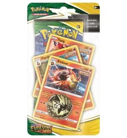 Pokemon Evolving Skies - Premium Checklane Blister Emboar (EN)