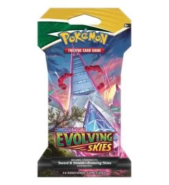 Pokemon Evolving Skies - Sleeved Booster - Zufälliges Artwork ENGLISCH -Pokémon pokemon evolving skies sleeved booster v4