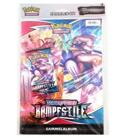 Pokemon Kampfstile Sammler-Kit - Album + Booster + Poster