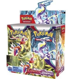 Pokemon Karmesin & Purpur - Display Mit 36 Booster Packs - Deutsch