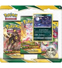 Pokemon Schwert & Schild - Drachenwandel - 3-Pack-Blister Nachtara