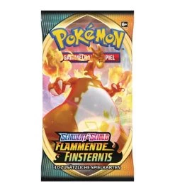 Pokemon Schwert & Schild 3 - Flammende Finsternis - Booster Mit 10 Karten