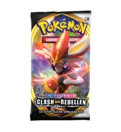 Pokemon Schwert & Schild - Clash Der Rebellen - Booster Mit 10 Karten