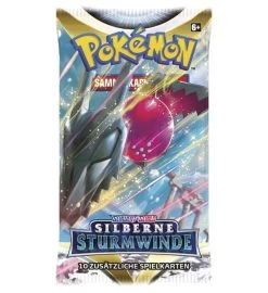 Pokemon Schwert & Schild - Silberne Sturmwinde - Booster Mit 10 Karten