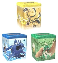 Pokemon Stapelbare Tin Box Frühjahr 2022 - Set Mit 3 Tins - Deutsch