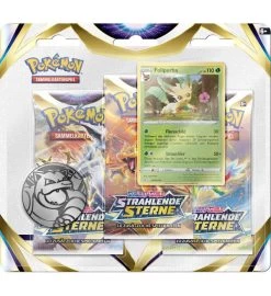 Pokemon Schwert & Schild - Strahlende Sterne - 3-Pack-Blister Folipurba
