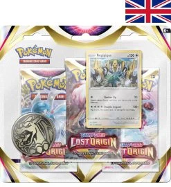 Pokemon Sword & Shield - Lost Origin - 3-Pack-Blister Regigigas EN