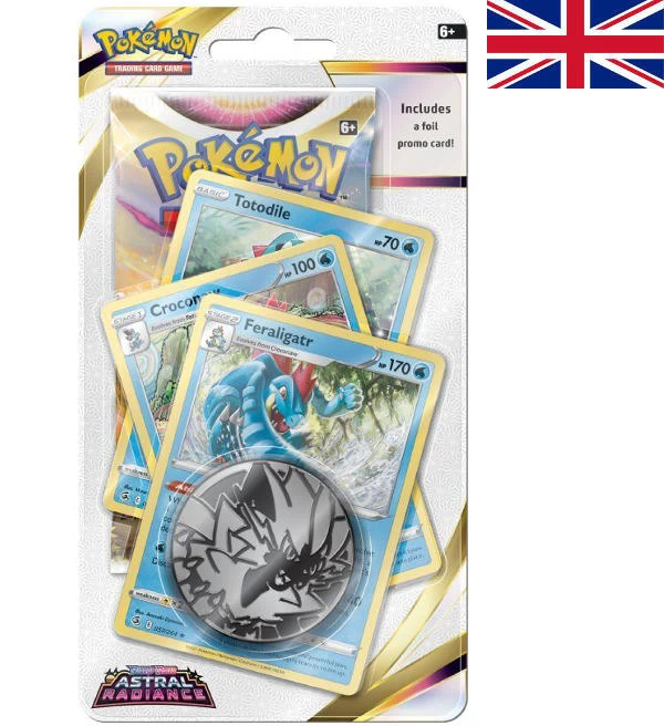 Pokemon Astral Radiance - Premium Checklane Blister Feraligatr EN 1 Pokemon Astral Radiance - Premium Checklane Blister Feraligatr EN