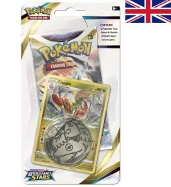 Pokemon Sword & Shield - Brilliant Stars - Checklane Blister Flapple ENGLISCH