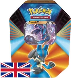 Pokemon Tin Box #92 Lucario-V 2021 (ENGLISH)